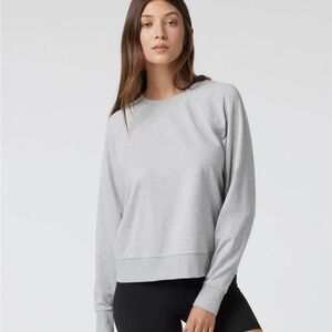 Long-Sleeve Halo Crew - gray